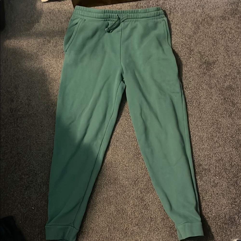 Tek Gear Green Sweatpants Relaxed Fit Joggers
